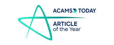 ACAMS Today Article of the Year Award Logo - White Background