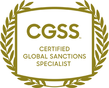 Certified Global Sanctions Specialist (CGSS) Crest