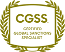 Certified Global Sanctions Specialist (CGSS) Crest