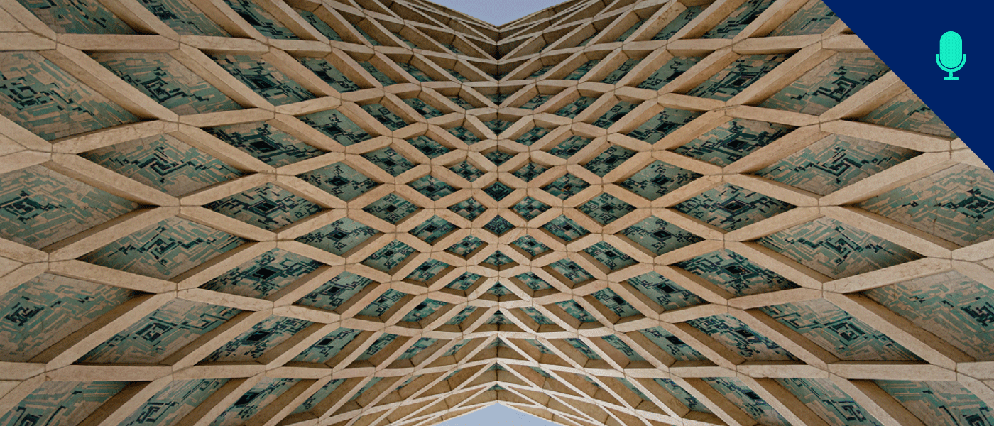 Intricate building in Iran