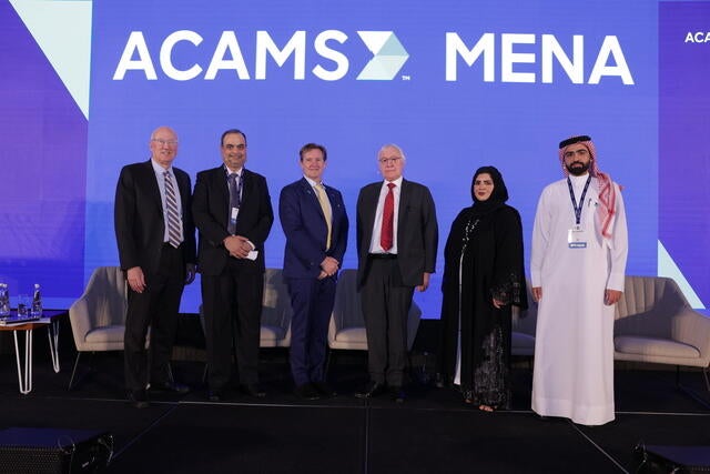 MENA Conference Recap Photo - Picture of 6 speakers posing
