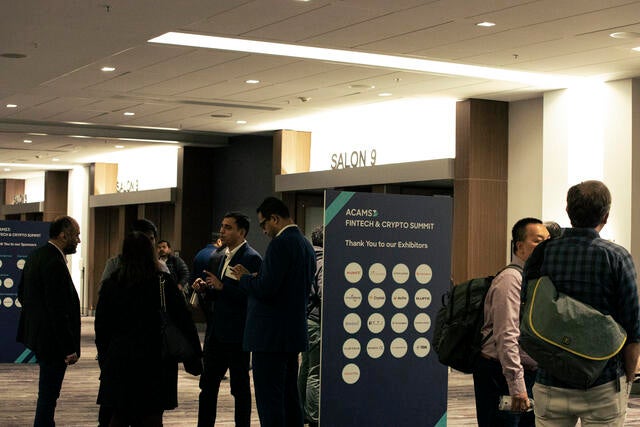 FinTech Conference Recap Photo - Networking hall