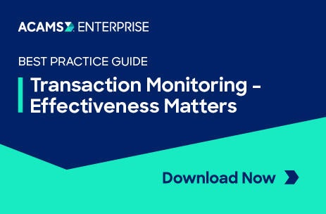 Best Practice Guide: Transaction Monitoring – Effectiveness Matters