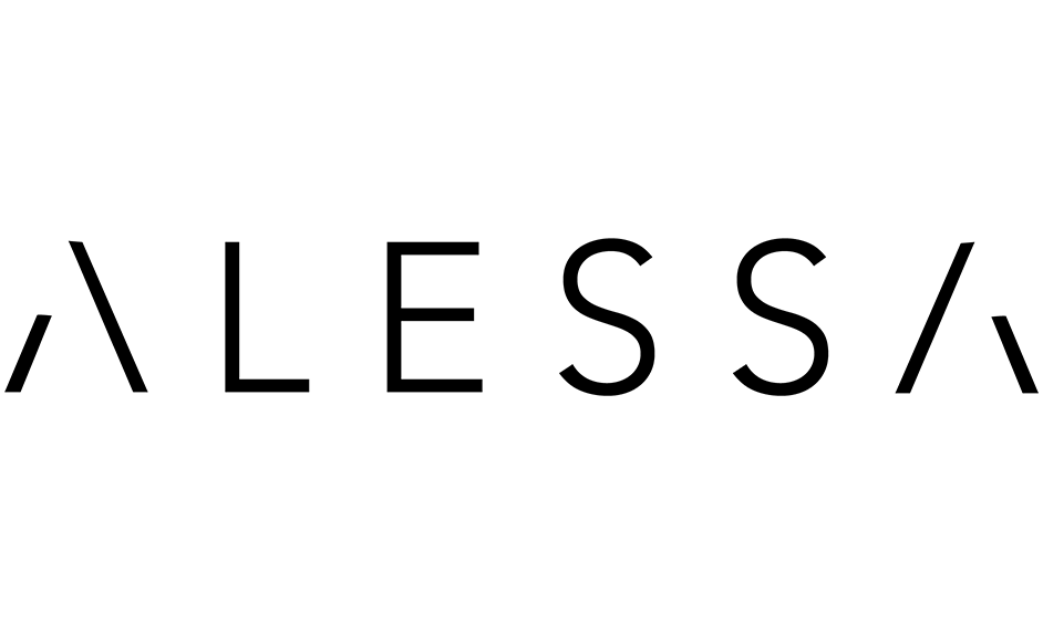 Alessa Logo - Black - White Background