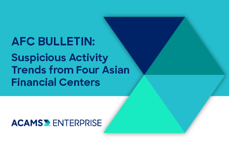 AFC Bulletin: Suspicious Activity Trends from Four Asian Financial Centre