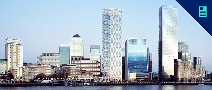 Canary Wharf Skyline (UK Bank hub)