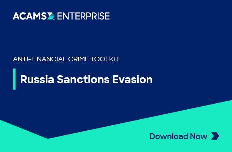 Anti-Financial Crime Toolkit: Russia Sanctions Evasion