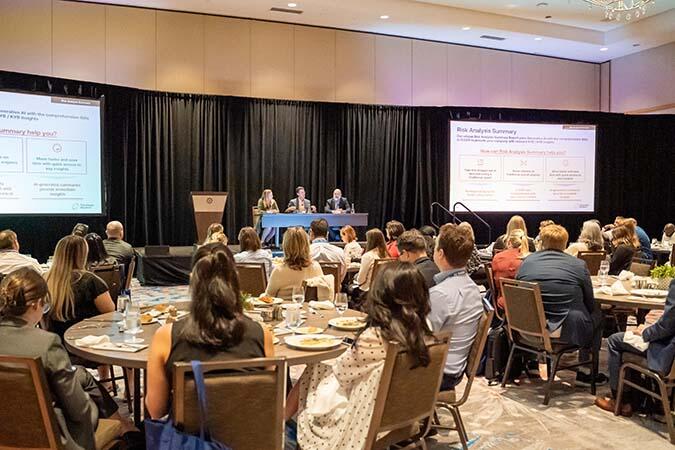 ACAMS Hollywood attendees listening to a session